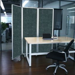 Foldeskærm PZ Flex 180x180h cm., alu