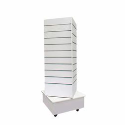 Salgsdisplay gondol drejelig 4 sider, hvid