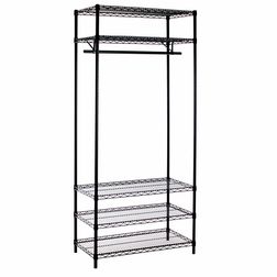 Trådreol Wirefix 46x122x200h. sort