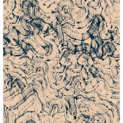 Akustik billede Sand bølge kaligrafi 57x60 cm