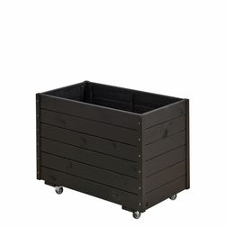 Plantekasse imp. 88x48x66 cm, sort
