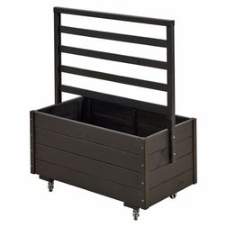 Plantekasse imp. 88x48x105 cm, sort
