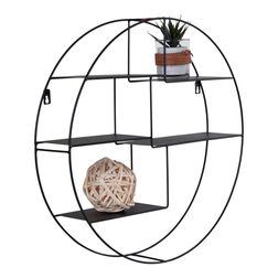 Væghylde Vito Ø47 cm, sort