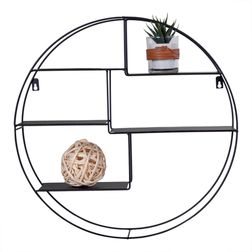 Væghylde Vito Ø47 cm, sort
