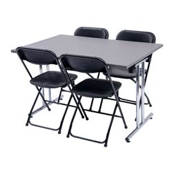Stabelfix Lux klapbord 80x120 med 4 Samson Lux klapstole