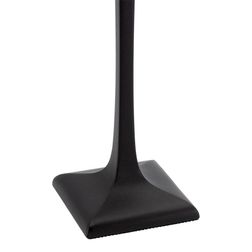 Genopladelig bordlampe Securit Milano, sort/grå-brun