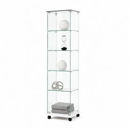 Glasvitrine Trento 1. m/glastop, hvid