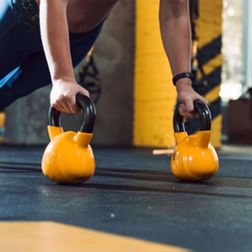 Kettlebell TITAN LIFE 16kg, orange