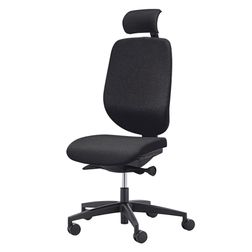 Kontorstol Giroflex 353-4529 høj, sort