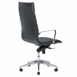 Kontorstol Prestige høj ryg, sort
