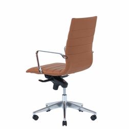 Kontorstol Prestige mellem ryg, cognac brun