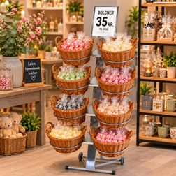 Kurvestativ Shop Impulz, m. 8 kurve