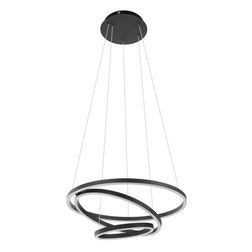 Loftlampe EGLO Lobinero-Z Ø58 cm, sort