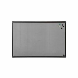 Opslagstavle magnet metal 45x60 cm Naga, sort