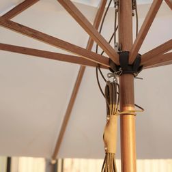 Parasol Verona Ø3 m, hvid
