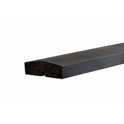 Renovationsskjul Plank Profil 377 cm imprægneret, sort