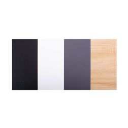 Rillepanel 240x120 h cm, antracit