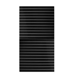 Rillepanel 120x240 h cm, sort