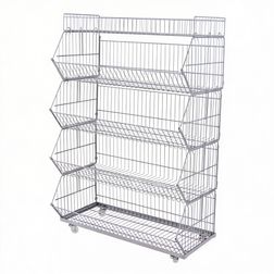 Stabelsælger StackLine 90 cm, zink