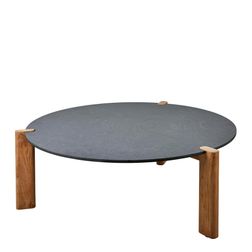 Sofabord Domino Ø90 cm, antracit