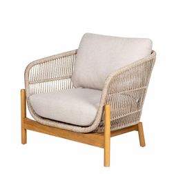 Udendørs lænestol Sperlonga, beige