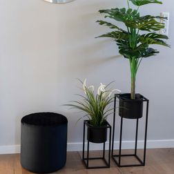 Blomsterstandere i stål 2 stk.
