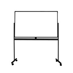 Whiteboard tavle på hjul ECO 180x120 cm, sort