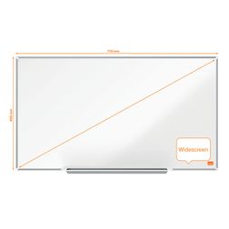 Widescreen whiteboard Nobo emaljeret 71x40 cm
