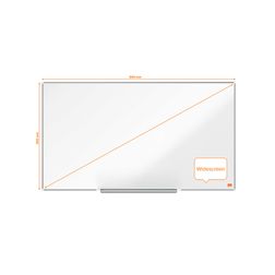 Widescreen whiteboard Nobo stål 89x50 cm