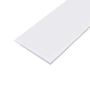 Hylde 30x100 cm, hvid
