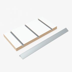 Afslutningsliste 120 cm, L-profil