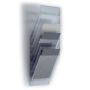 Brochureholder Flexibox 6 xA4 høj
