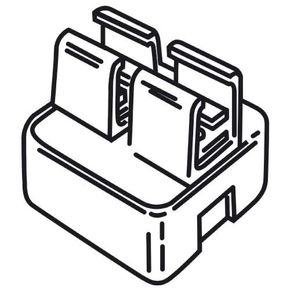 Rammeholder med magnet 25 stk