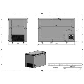 Prof. Laboratorie fryser Elcold UNI 31
