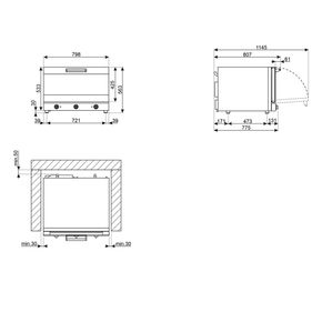 Smeg Kombiovn m. damp ALFA420H-2