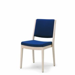 Mødestol 7012, eg/blå