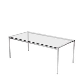 Sofabord 60x120 cm i glas, Chicago