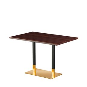 Cafebord 8 mørk valnød 80x120x74,6h