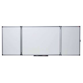 Whiteboard Foldbar emal. 150x120h cm.
