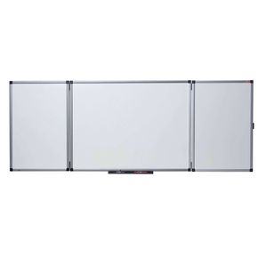 Whiteboard Foldbar emal. 120x90h cm.