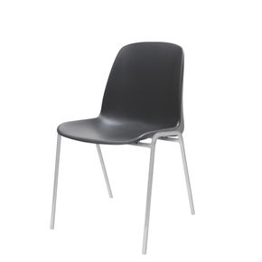 Stabelstol Oporto Xtra, Alugrå stel