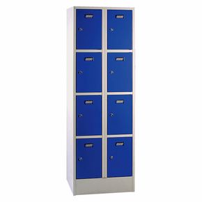 Personaleboks UniBox 2x4 rum. Blå