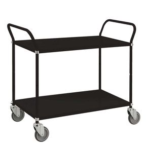 Bordvogn 2 hylder 48x108x94 cm, sort