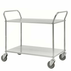 Bordvogn 2 hylder 45x107x94 cm, galv.