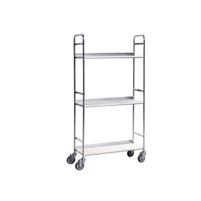 Hyldevogn med 3 hylder, 29x79x150h cm