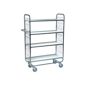 Hyldevogn fleksibel 4 hylder 82 cm