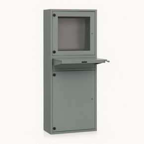 Computerskab incl. tastaturhylde