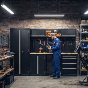 ProTool Arbejdsbænk med skabe