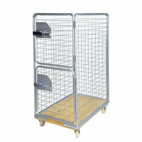 Rullecontainer 75 cm træbund 3v+2l