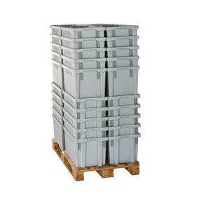 Stabelkasse dobb. 60x40x35h cm